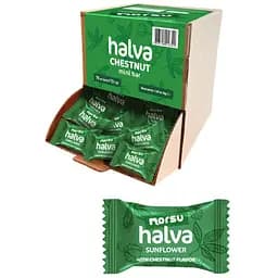 Уцінка. Халва соняшникова Norsu з ароматом каштану шоубокс 1.05 кг