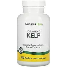 Ламінарія Nature's Plus Icelandic Kelp 300 пігулок