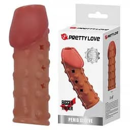 Насадка на пенис PRETTY LOVE Penis Sleeve, TPR, Waterproof PRETTY LOVE BI-026274 103668