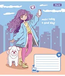 Набір зошитів 1 Вересня Anime girl А5 в лінійку 12 аркушів 25 шт. (767215) - мініатюра 6