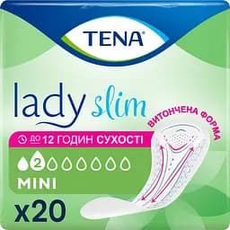 Урологічні прокладки Tena Lady Slim Mini 20 шт.