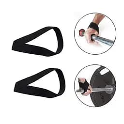 Лямки атлетичні Gym Straps NE-SP-088 для турніка, підтягувань, станової тяги (чорні)