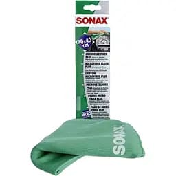 Серветка з мікрофібри для салону, пластику, скла Sonax Microfibre Cloth Plus, 40х40 см
