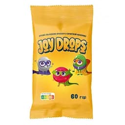 Драже Премія Joy Drops на основі арахісу у хрусткій оболонці 60 г