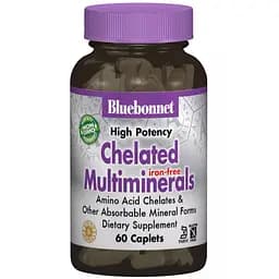 Хелатні мультімінерали без заліза Bluebonnet Nutrition Albion 60 капсул