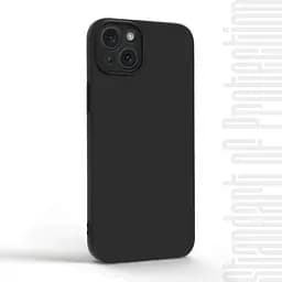 Чехол-накладка для смартфона Apple iPhone 15 Plus, противоударный, силиконовый, термополиуретановый (ТПУ), с защитой камеры и корпуса, черный, защита всего корпуса, ArmorStandart (ARM68246) - мініатюра 2