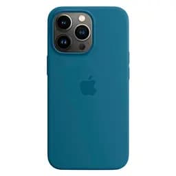 Чохол Silicone Case з MagSafe для Apple iPhone 13 Pro (6.1) Blue Jay ААА [72333]