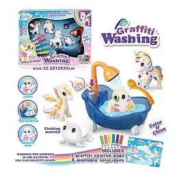 Набор для творчества, 4 фигурки, фломастеры, ванночка, 32x12x24 см, 804