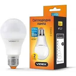 LED лампа VIDEX A60e 8W E27 4100K 220V, VL-A60e-08274 (23806)