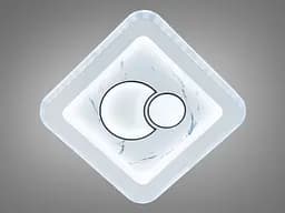 Світильник стельовий LED Diasha 12098, 38W, 3200K/4100K/6000K, металевий каркас, для дому - мініатюра 3