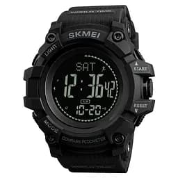 Наручний годинник чоловічий Skmei 1356 Black, 1356BK (12304)