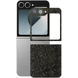 Захисна плівка StatusSKIN для Samsung Galaxy Z Flip 6 SM-F741 Корпус Вініл Соти чорні