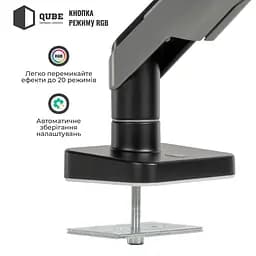 Кронштейн QUBE RGB4920G до 49" 20kg max RGB4920G - мініатюра 9