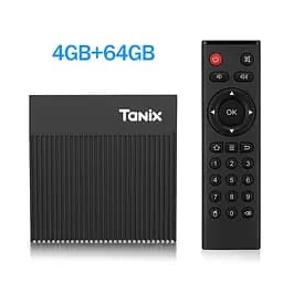 Смарт ТВ приставка Tanix TX4 4/64GB Amlogic S905X4 Android TV 11, медіаплеєр 4K HDR