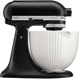 Чаша KitchenAid 5KSM2CB5PCC керамічна, з ручкою, текстурована 4.7 л біла (5KSM2CB5PCC) - мініатюра 3