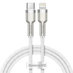 Кабель Baseus Type-C to Lightning Cafule Series Metal Data Cable CATLJK-A02 белый