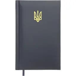 Щоденник датований Buromax Powerful 2026 A6 штучна шкіра/поролон темно-синій (BM.2583-03)