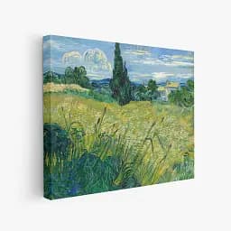 Інтер'єрна картина Зелене пшеничне поле з кипарисом, Ван Гог, Vincent van Gogh, Green Field, інтер'єрний декор, 48×60 см (id3035) - мініатюра 2