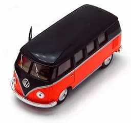 Модель автобус KT5376W Volkswagen T2 BUS Червоний Kinsmart