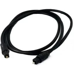 Оптико-звуковой кабель ExtraDigital Toslink JIS F05 M - JIS F05 M 1 м черный (KBA1818)