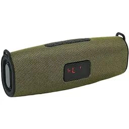 Колонка Voltronic DH7 + Display Bluetooth 4.1 до 10m, 1х3W, 4Ω, 400mAh, ≥90dB, TF card/USB, ремень, DC 5V, Green