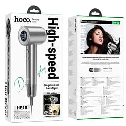 Фен Hoco high-speed negative ion hair dryer with digital display HP10, 2 speed, 4 temperatures - мініатюра 2