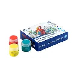 Акрилові фарби Kite Creative 12 кольорів, 20 мл (K-275) - мініатюра 2