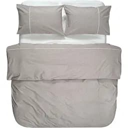 Комплект постельного белья Lotus Home Premium Percale Stripe семейный коричневый (svt-2000022342681)