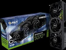 Видеокарта GeForce RTX 5070 Ti 16GB Palit GamingPro OC V1 (NE7507TS19T2-GB2031Y)