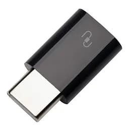 Адаптер перехідник Xiaomi USB Type-C to Micro USB Adapter Black (SJV4065TY) - мініатюра 2