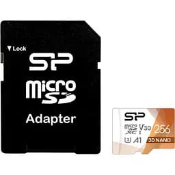 Карта памяти Silicon Power 256Gb microSDXC SiliconPower Superior Pro Colorful class 10 (UHS-1 U3) (SP256GBSTXDU3V20AB)