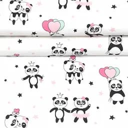 Підковдра дитяча Cosas Panda 110х140 см (PandaLoveRose_Dots_140q) - мініатюра 4