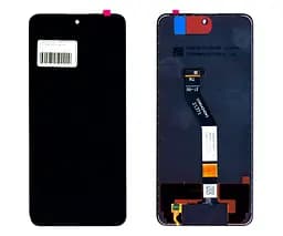 Дисплей Realme C53 чорний + рамка