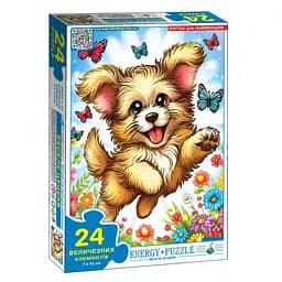 Пазл детский Веселый щенок 88298, 24 крупных элемента