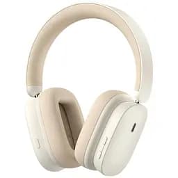 Навушники Baseus Bowie H1 Noise-Cancellation Wireless Headphones з мікрофоном Creamy-White (NGTW230202)
