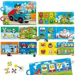 Дитяча розвиваюча книжечка "Бізі бук для хлопчиків" Vladi Toys VT1310-10, 51 елемент - мініатюра 3
