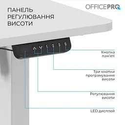 Компютерний стіл OfficePro ODE1260W - мініатюра 5