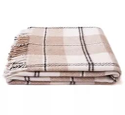 Плед вовняний Vladi Ельф 170х210 світло-бежевий