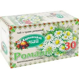 Чай Карпатський Чай Ромашка 30 г (30 шт. x 1 г)