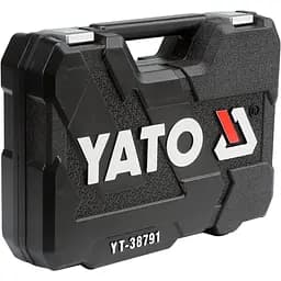 Набір головок торцевих Yato квадрат 1/2", 1/4" з інструментами та насадками 108 шт. (YT-38791) - мініатюра 9