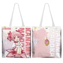 Шоппер еко-сумка Дівчинка чарівниця Мадока Магіка Puella Magi Madoka Magica 33 х 37 см двосторонній