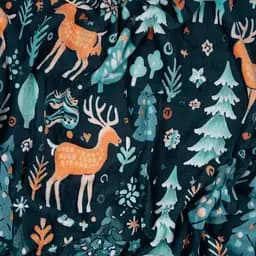 Плед Ardesto Christmas Flannel 160х200 см 100% поліестер олені зелений pbe0050482 - мініатюра 4
