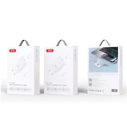 Мережевий зарядний пристрій XO L126 USB-C PD20W Fast Charging Charger with Type-C cable Білий - мініатюра 4