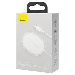 Заряджання бездротове BASEUS Light Magnetic Wireless Charger набір для IPhone 12 15 W (WXQJ-02) біле - мініатюра 3