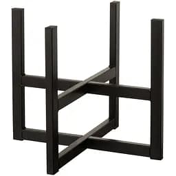 Підставка для вази кашпо J-line металева чорна 35 см (1191)