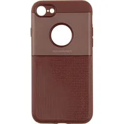 Чохол-накладка iPaky Shield Series/Elegant Grid Design TPU Hybrid Case Apple iPhone 7/8 Brown