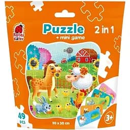 Пазли Vladi Toys 2 в 1 Ферма з міні-грою 49 елементів (RK1140-05)
