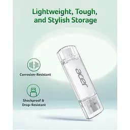 Флеш-накопичувач Acer USB Flash UT300 16GB Dual Drive USB-C USB-A (UT300-16GB) - мініатюра 5