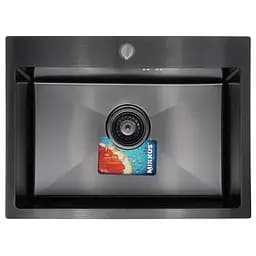 Кухонная мойка Mixxus black MX5843-200x1.0-PVD MX0576, Черный матовый