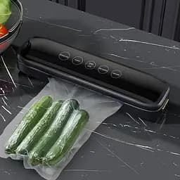 Кухонний вакуумний пакувальник Vacuum sealer Model 10 / Вакууматор для продуктів / Кухонний вакууматор 33х8, 5х6 см від мережі - мініатюра 3